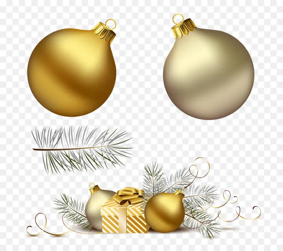 Ornements De Noël，Boules PNG