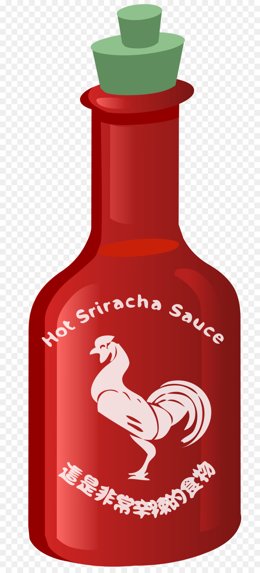 Sauce Sriracha，Bouteille PNG