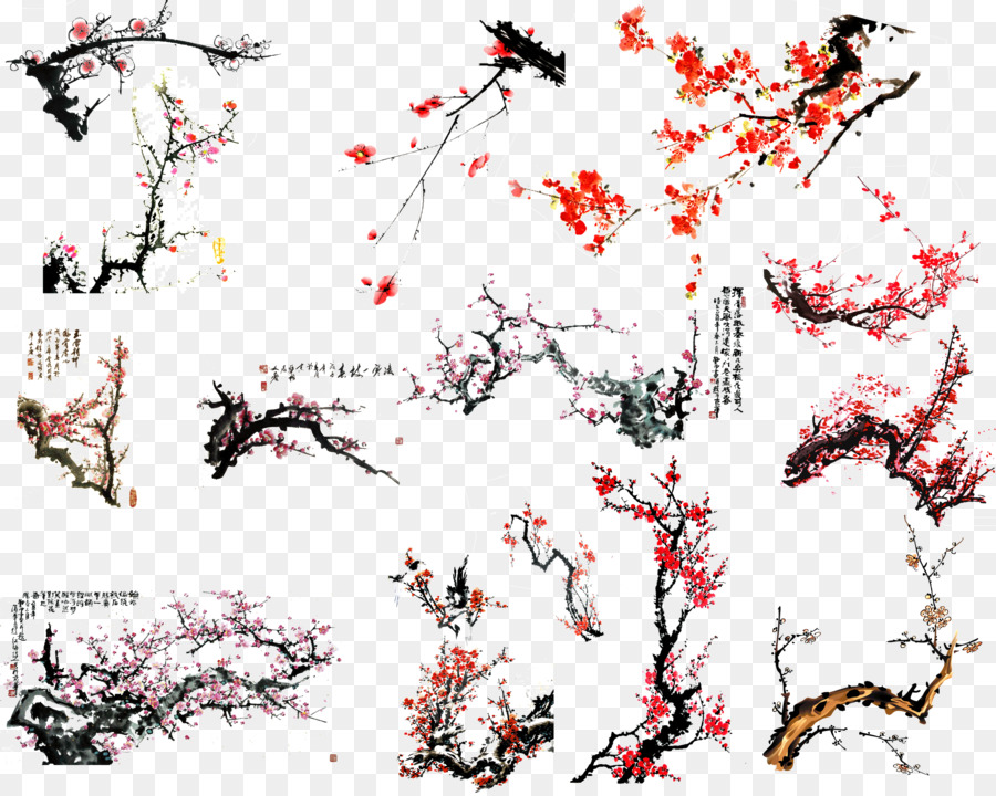 Branches De Fleurs De Cerisier，Fleurs PNG