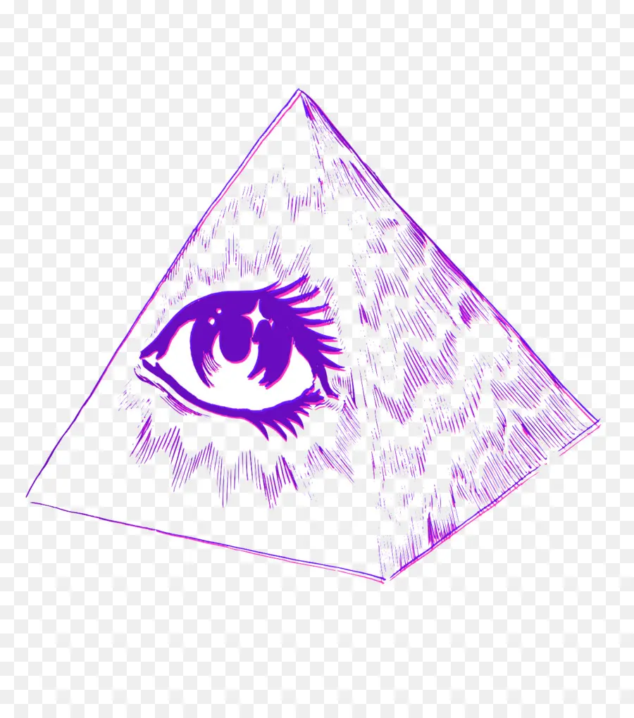 Pyramide Avec Oeil，Illuminati PNG