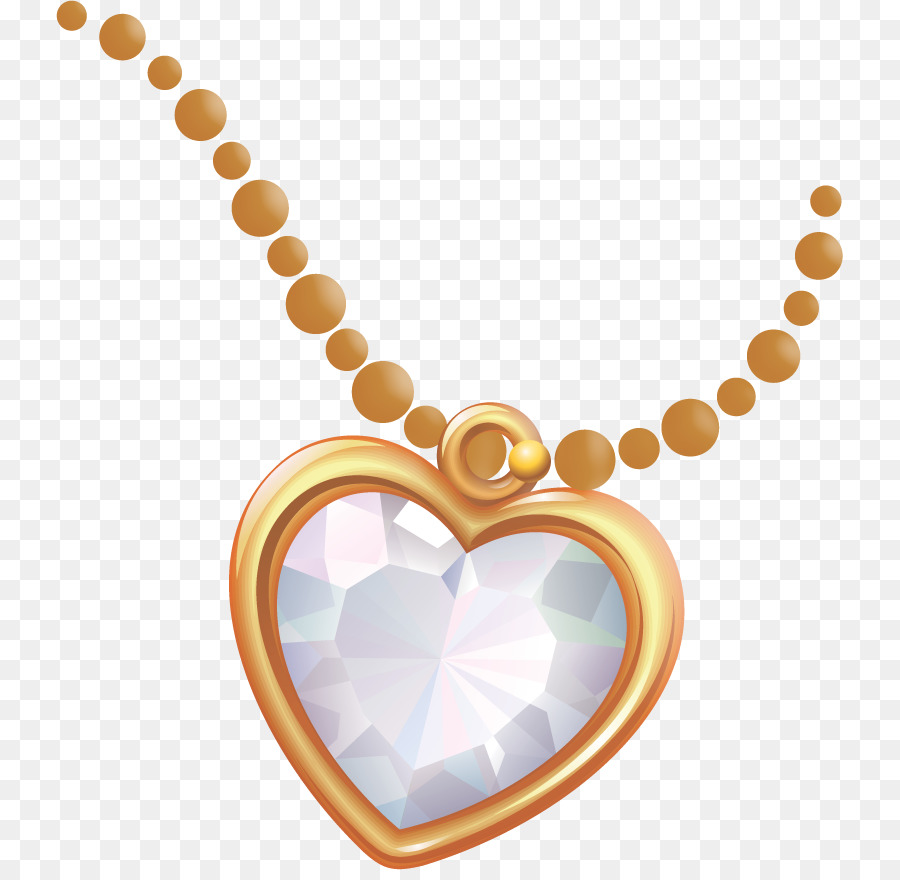 Pendentifs Coeur，Collier PNG