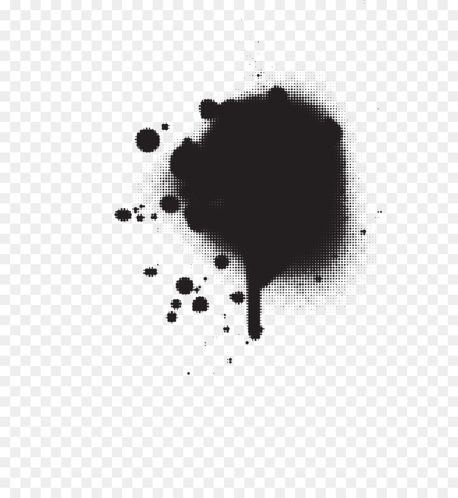 Tache D'encre，Noir PNG