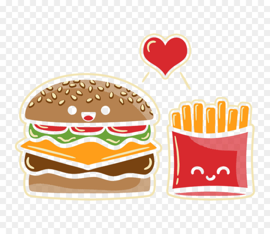 Cheeseburger，Frites PNG