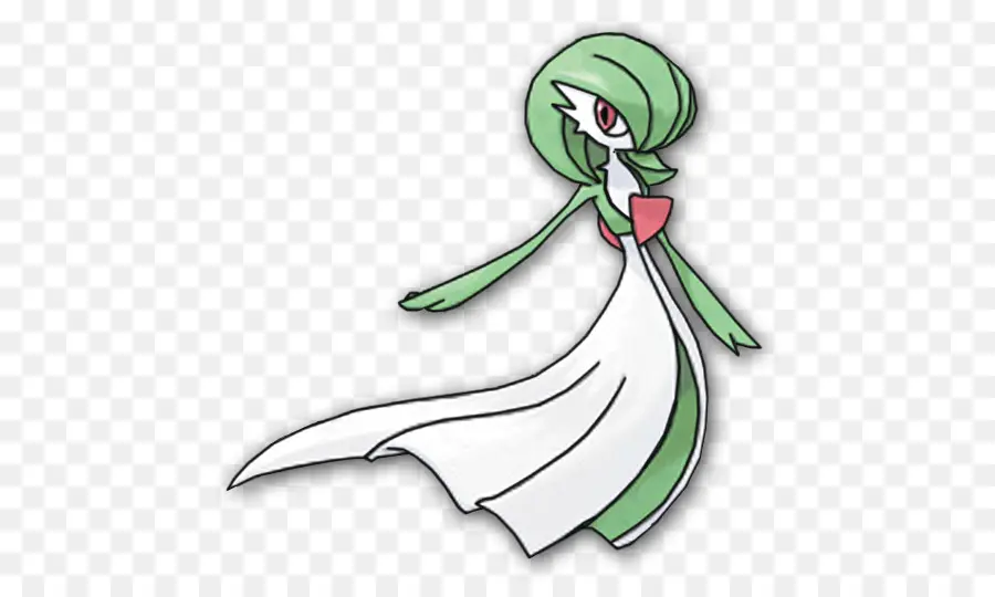 Caractère Vert Et Blanc，Animé PNG