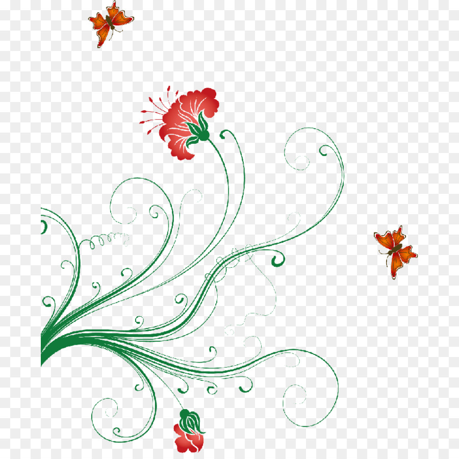 Design Floral，Fleur PNG