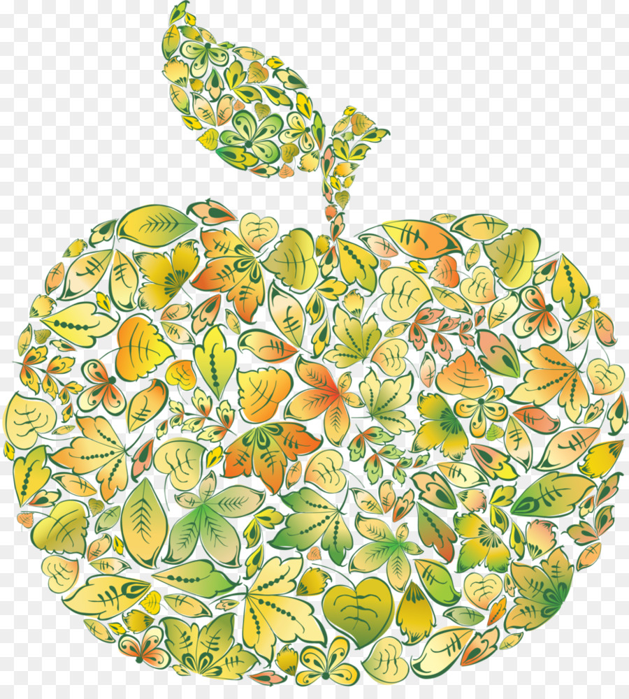 Pomme Feuillue，Fruit PNG