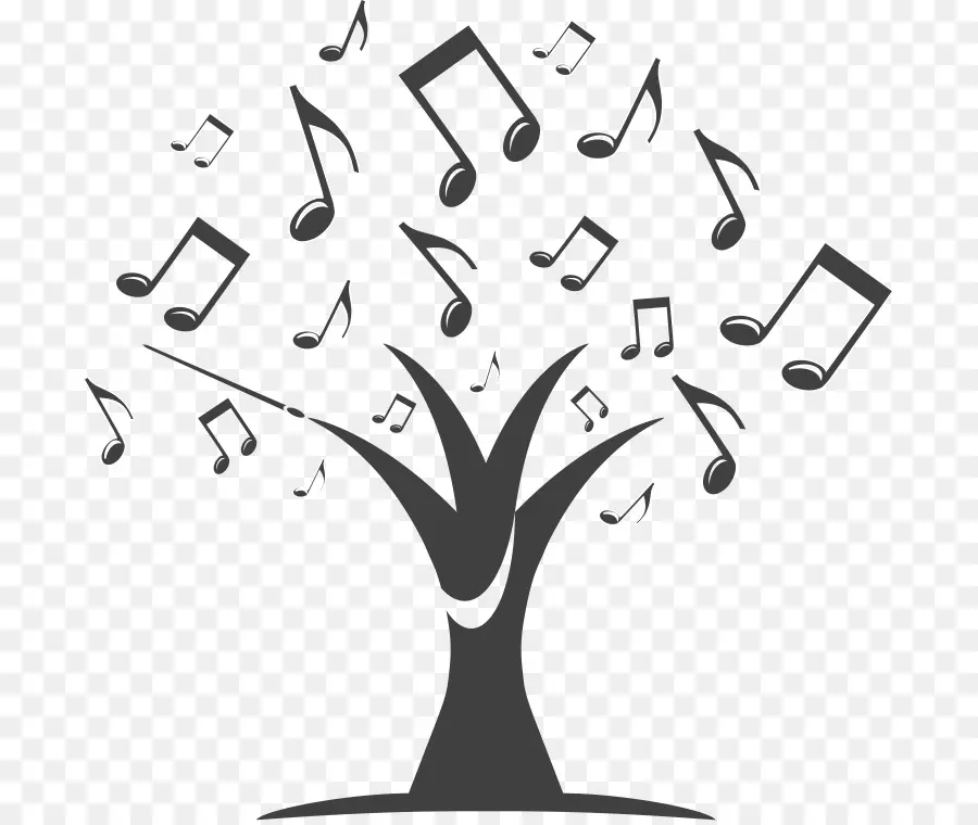 Arbre Musical，Notes De Musique PNG