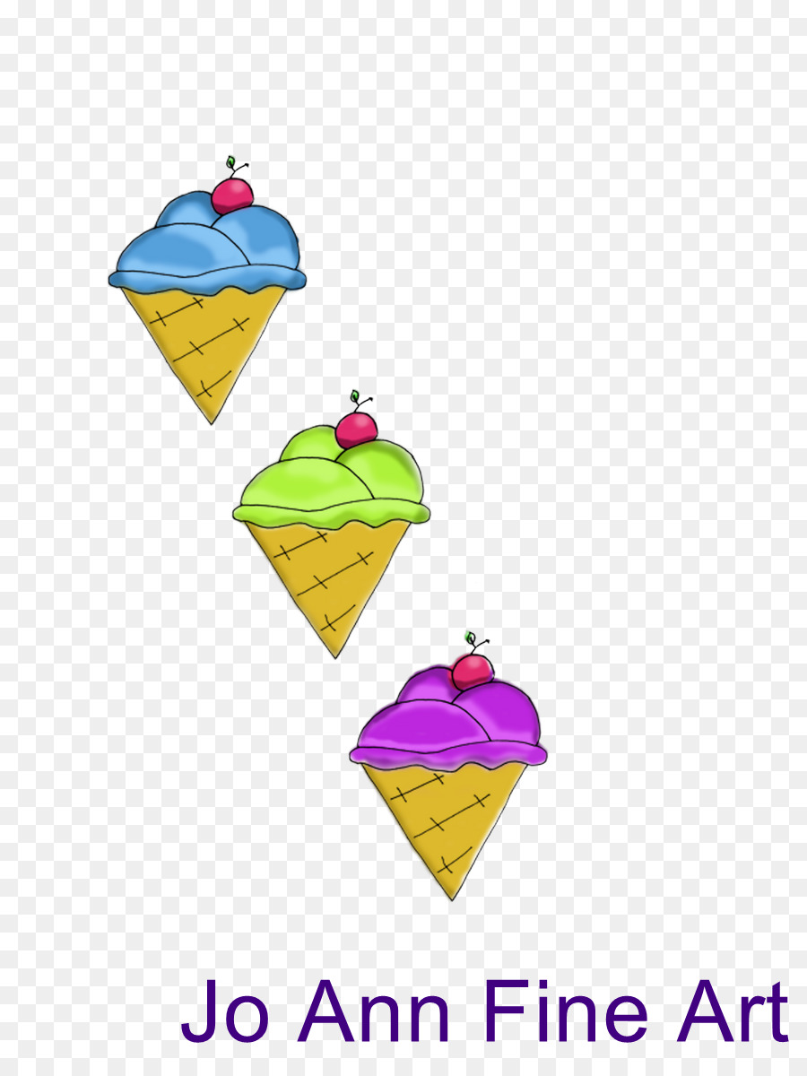 Cornets De Crème Glacée，Ligne PNG