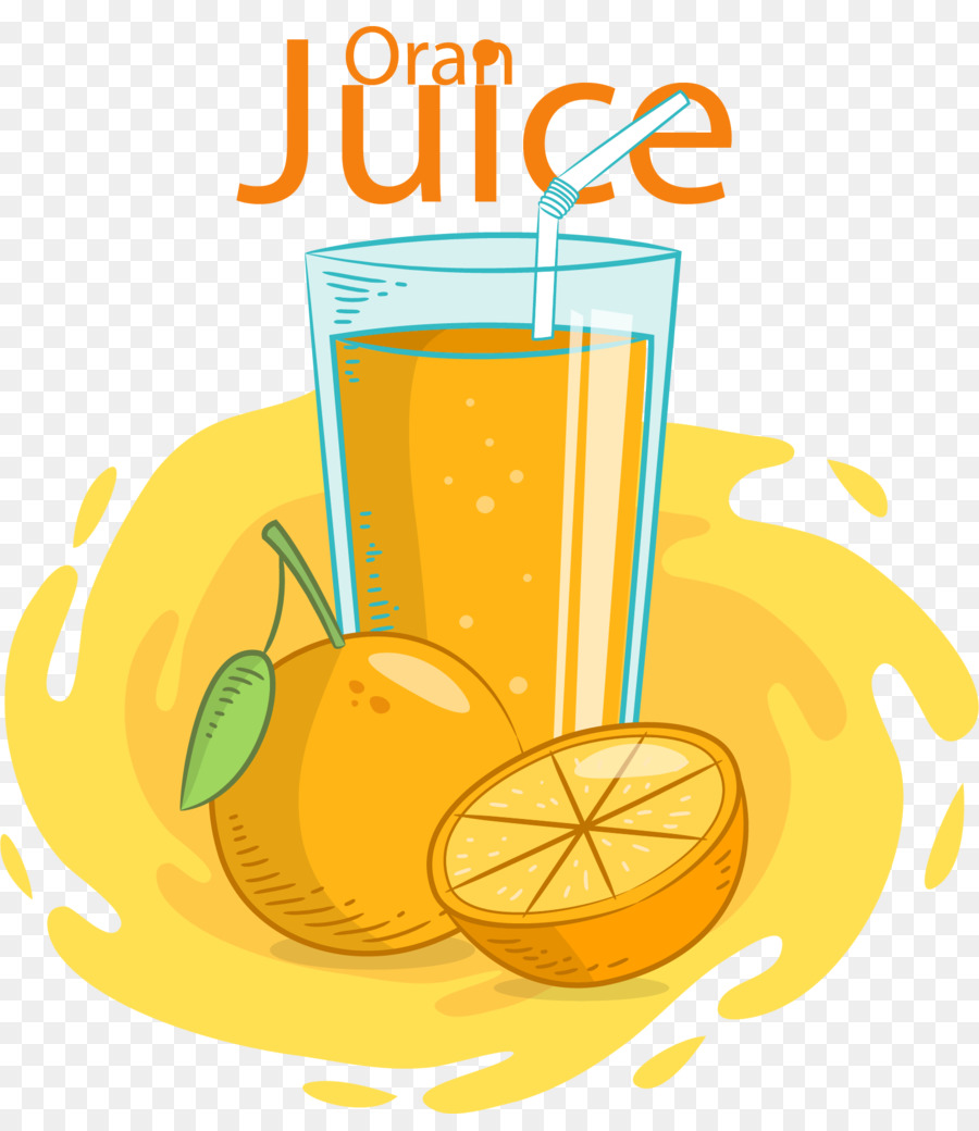 Du Jus D'orange，Verre PNG