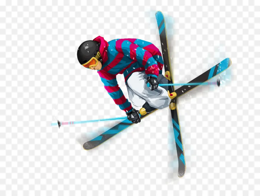 Skieur，Neige PNG