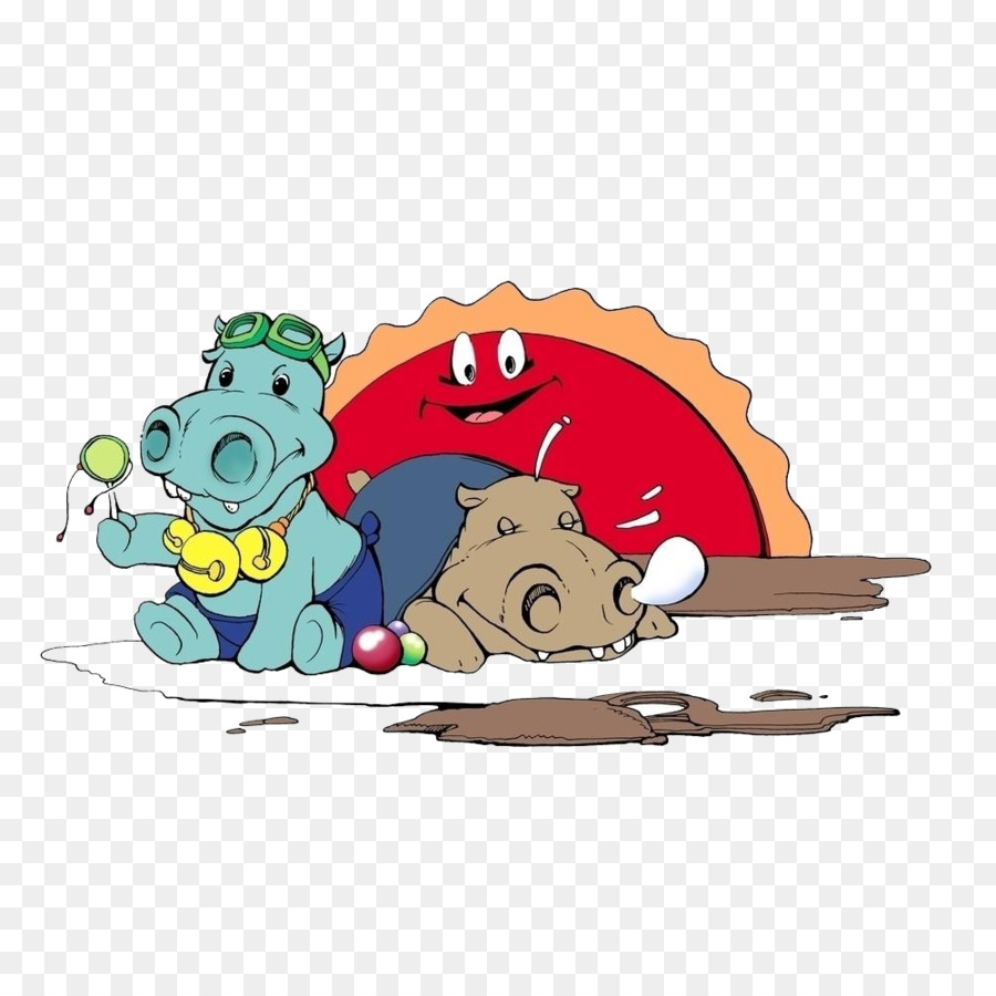 Hippopotame，Animation PNG