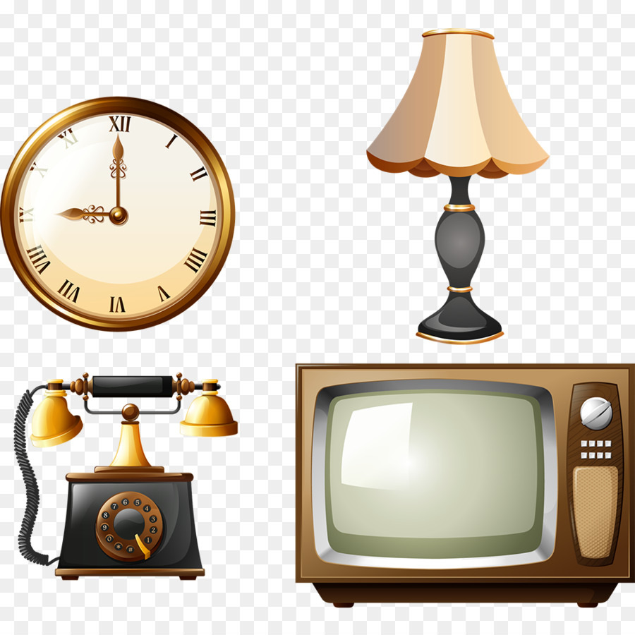 Objets Vintage，Horloge PNG