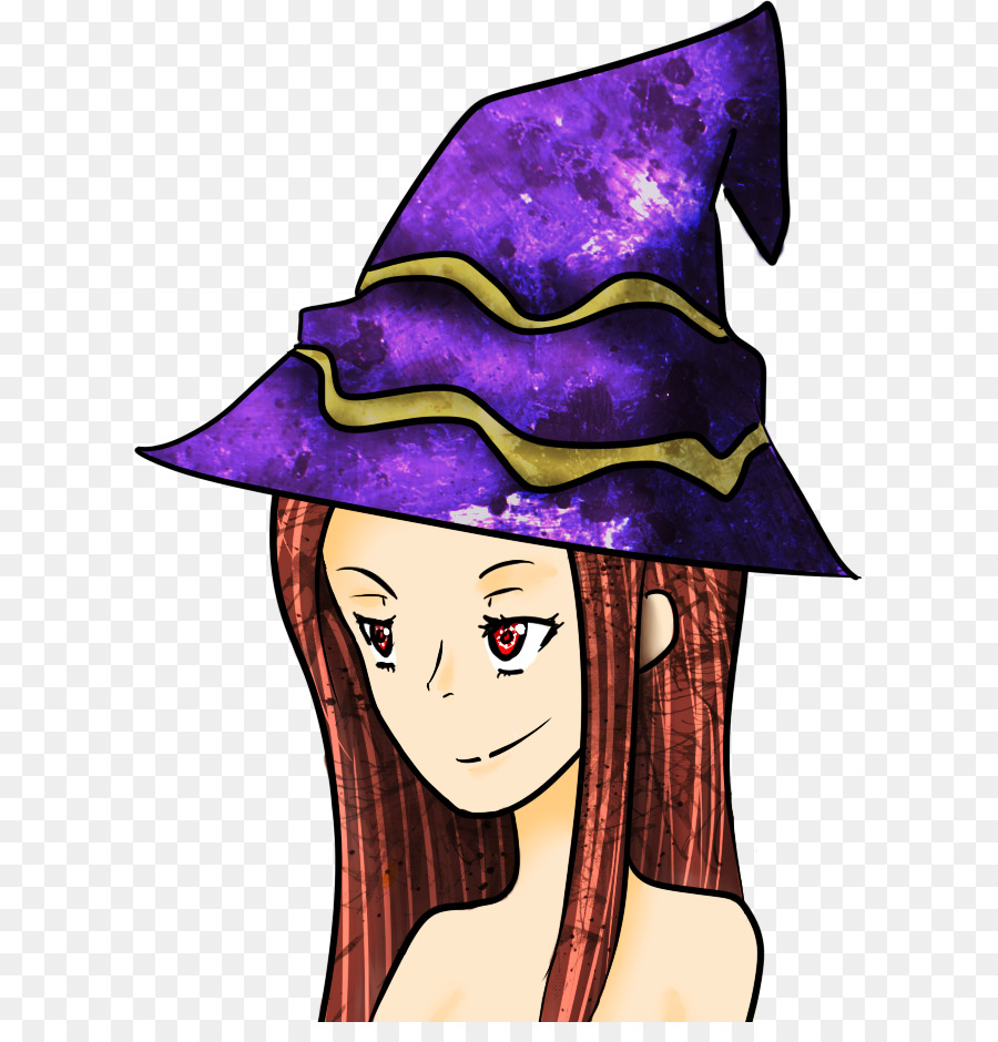 Chapeau，Violet PNG