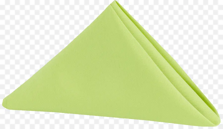 Serviette Verte，Plié PNG