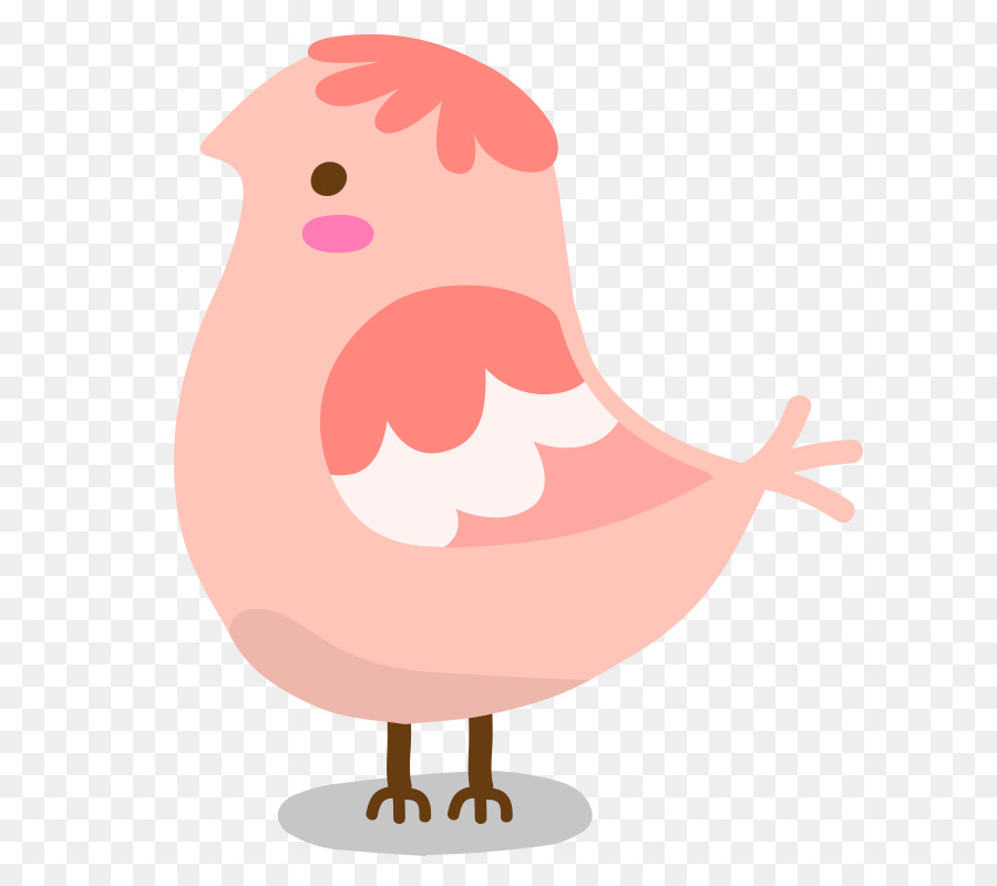 Oiseau Rose，Dessin Animé PNG