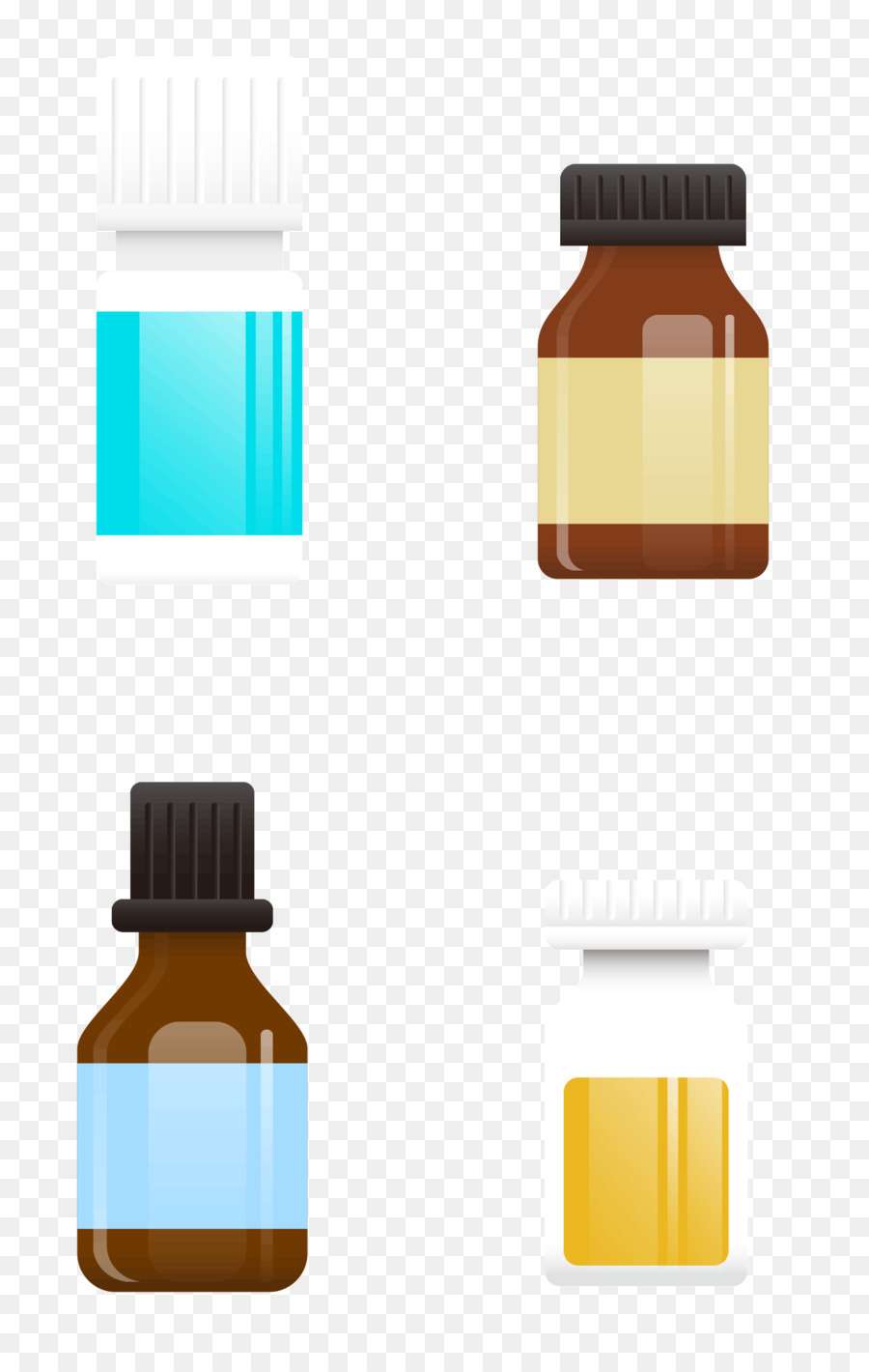 Flacons De Médicaments，Bouteilles PNG