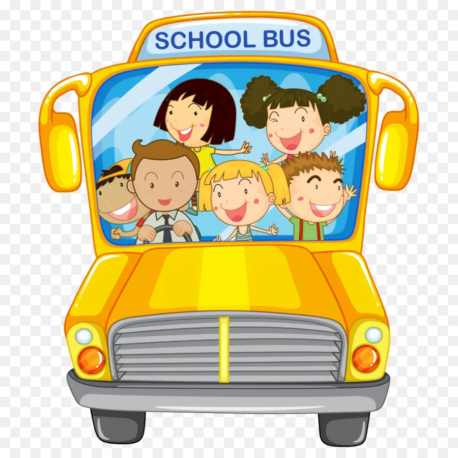 Autobus Scolaire，Enfants PNG