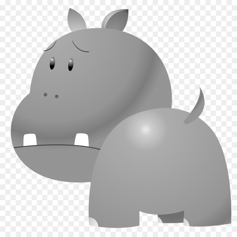 Hippopotame，Dessin Animé PNG