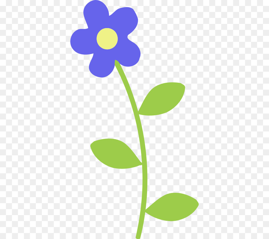 Fleur，Bleu PNG