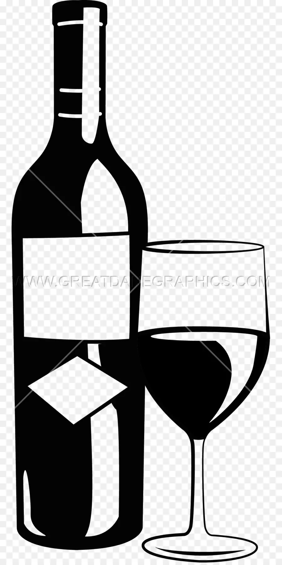 Bouteille De Vin，Verre PNG