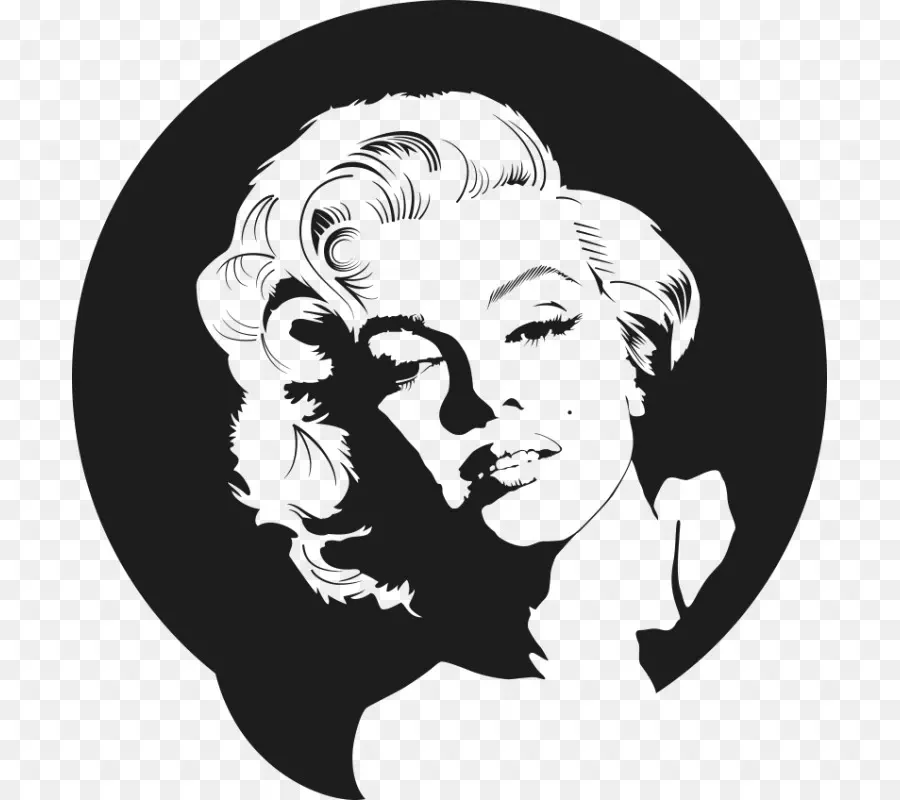 Marilyn Monroe，Dessin PNG
