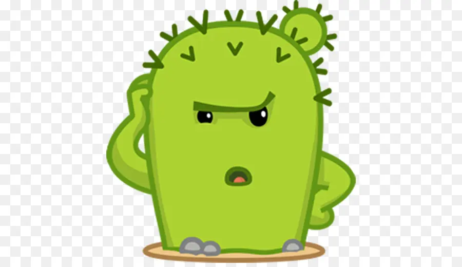 Cactus De Dessin Animé，Vert PNG