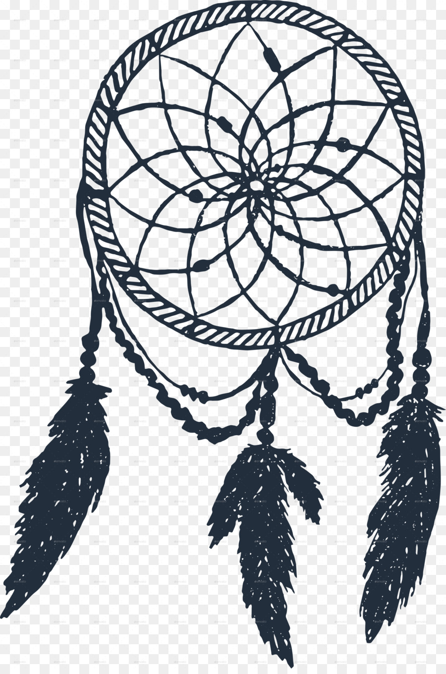 Attrape Rêves，Plumes PNG