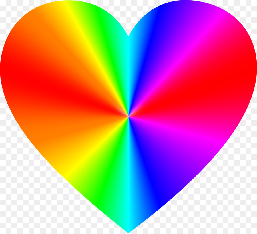 Coeur Arc En Ciel，Amour PNG