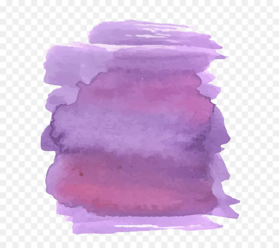 Aquarelle Violette，Peinture PNG