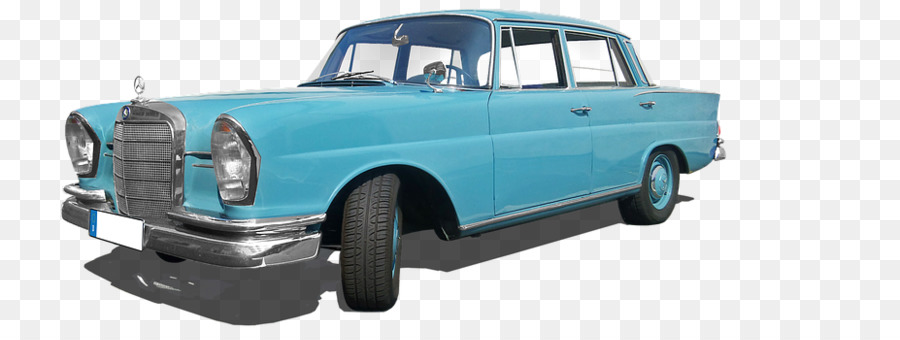 Voiture Vintage Bleue，Classique PNG