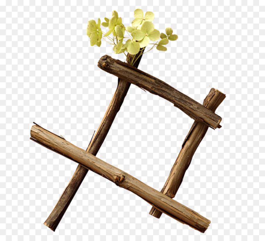 Cadre En Bois，Bâtons PNG