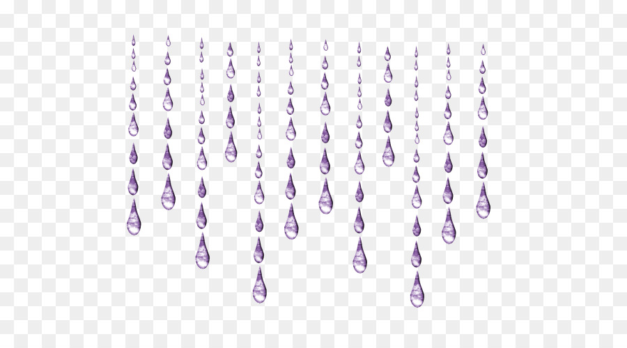 Gouttes De Pluie，Violet PNG