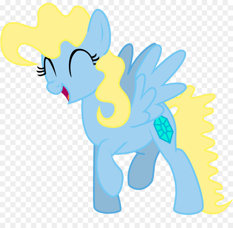 Poney Jaune，Cheveux Roses PNG