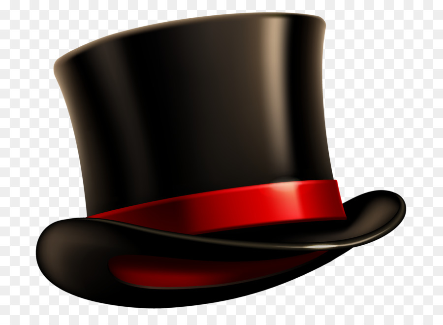 Chapeau Haut De Forme，Rouge PNG