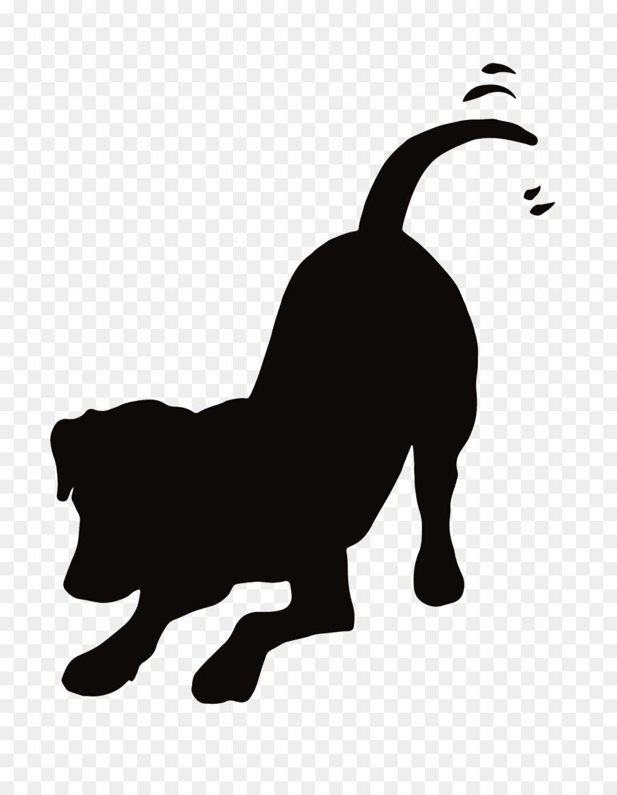 Silhouette De Chien，Chien PNG