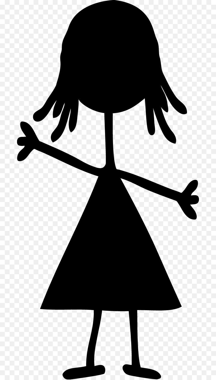 Silhouette，Figure De Bâton PNG