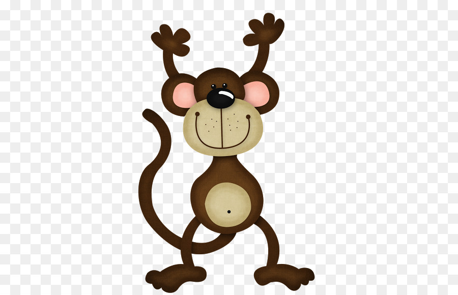 Singe De Dessin Animé，Mignon PNG