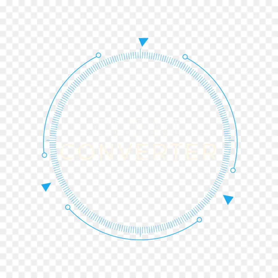 Interface Circulaire Bleue，Numérique PNG