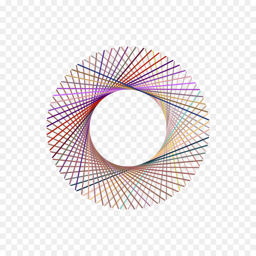 Spirale Colorée，Modèle PNG