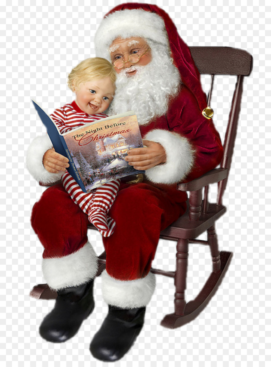 Père Noël Avec Enfant，Noël PNG