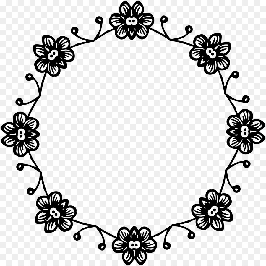 Couronne Florale，Fleurs PNG