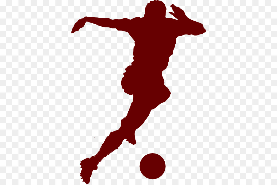 Silhouette De Joueur De Football，Joueur PNG