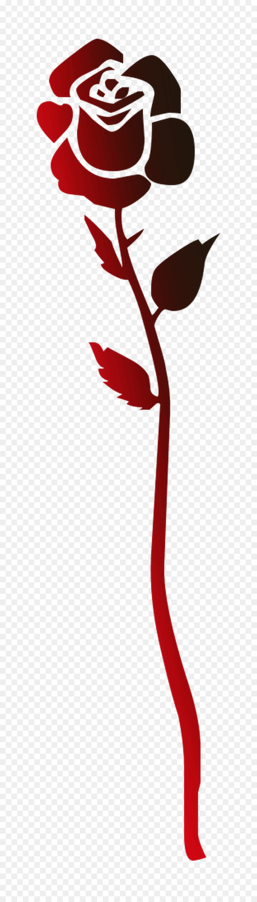 Rose Rouge，Tige PNG