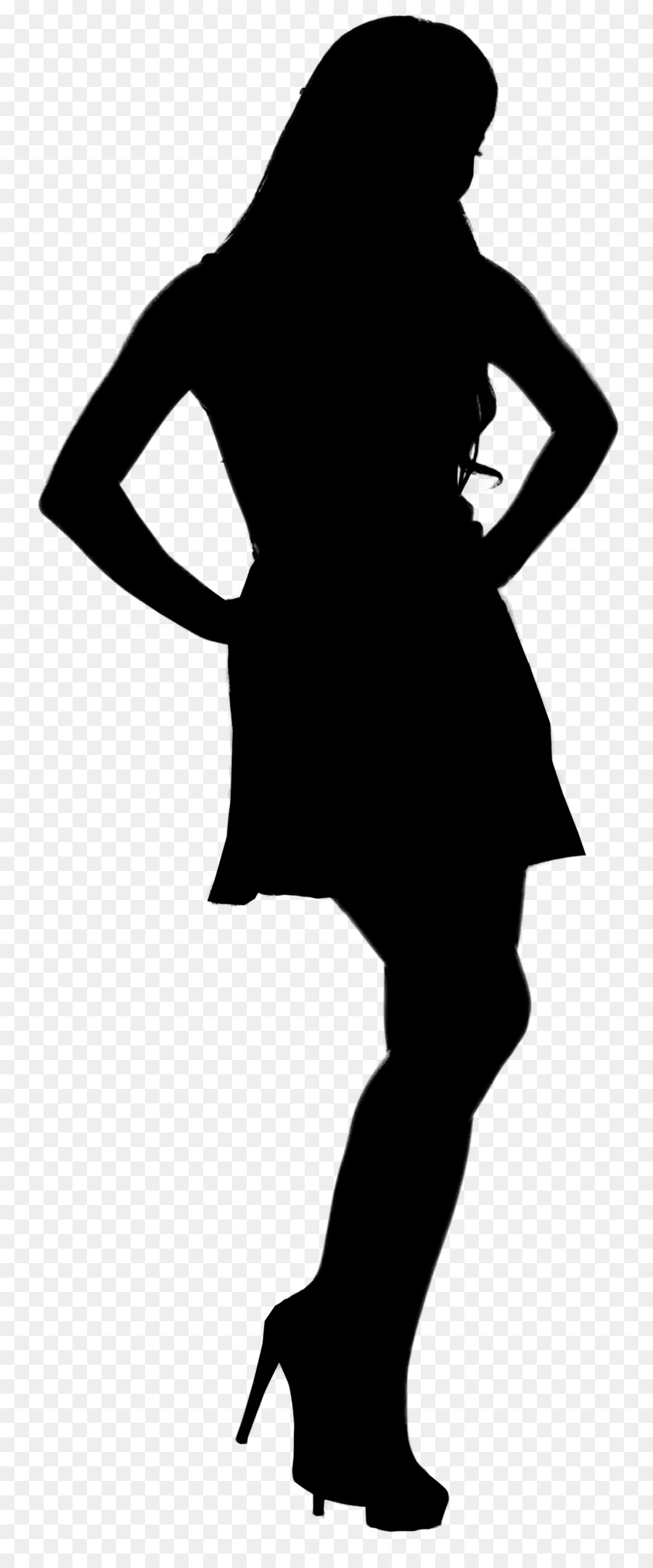 Femme Silhouette，Femelle PNG