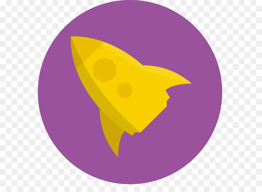 Fusée Jaune，Espace PNG