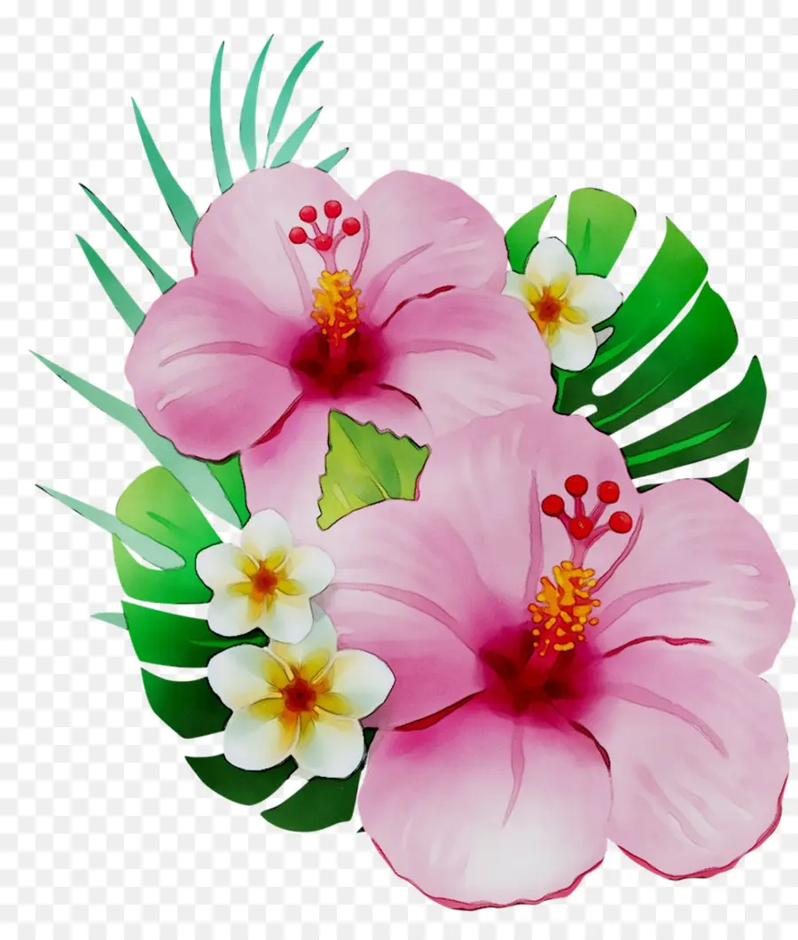 Autocollant，Rosemallows PNG