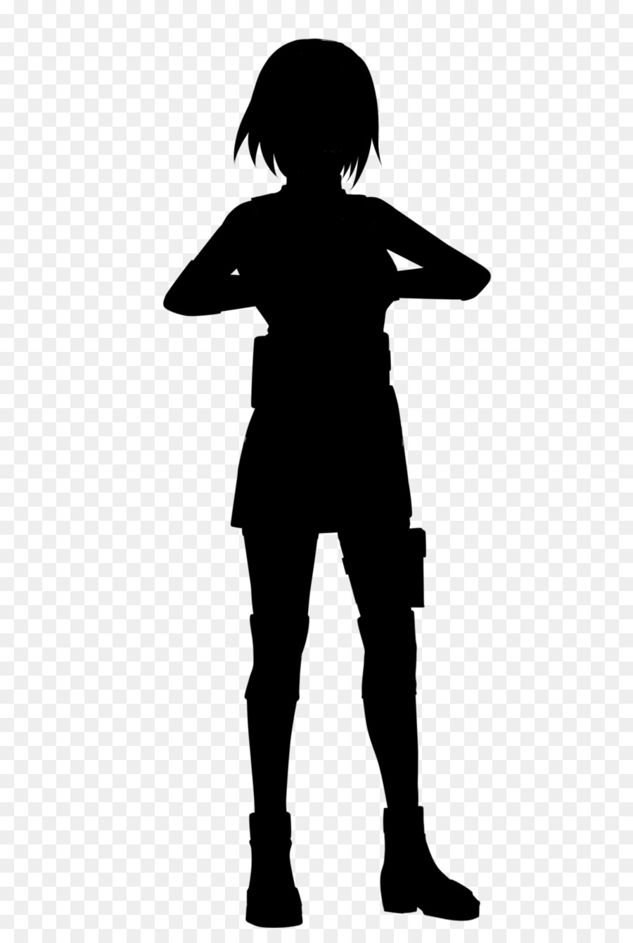 Caractère，Silhouette PNG