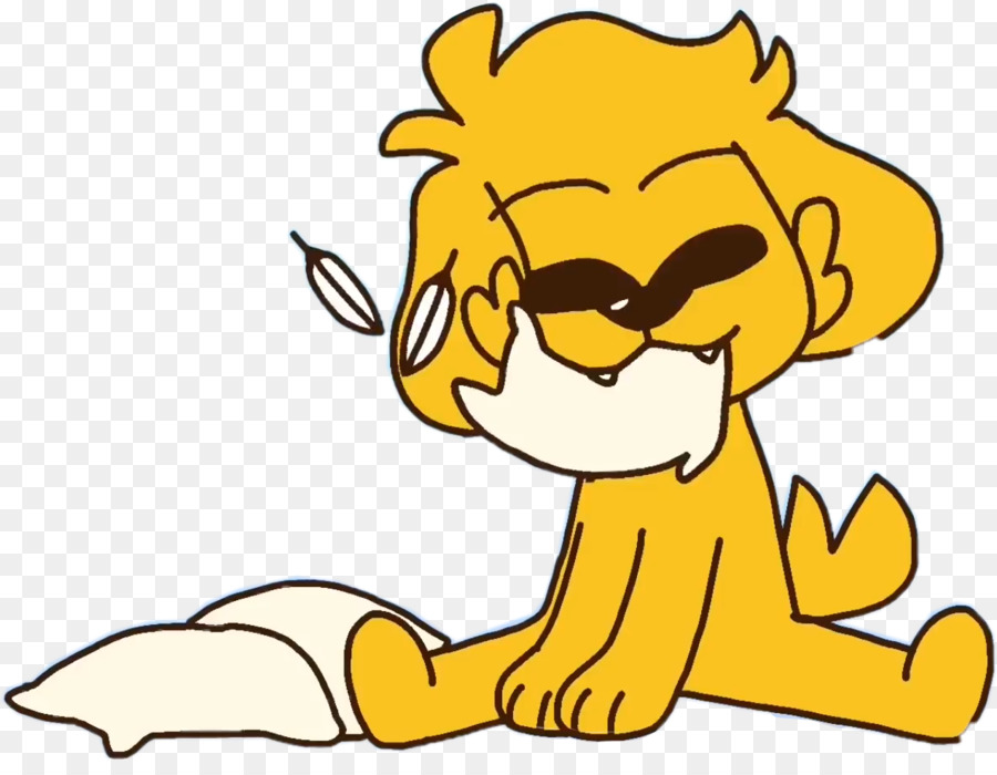 Chien De Dessin Animé Jaune，Mignon PNG