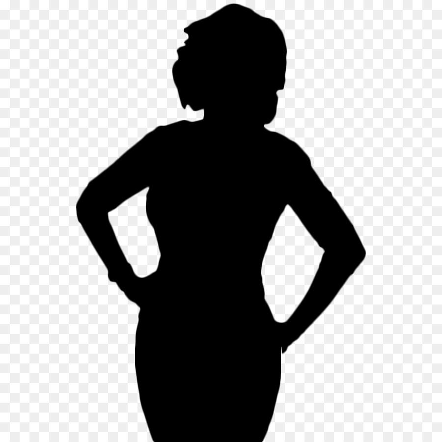 Silhouette，Femme PNG