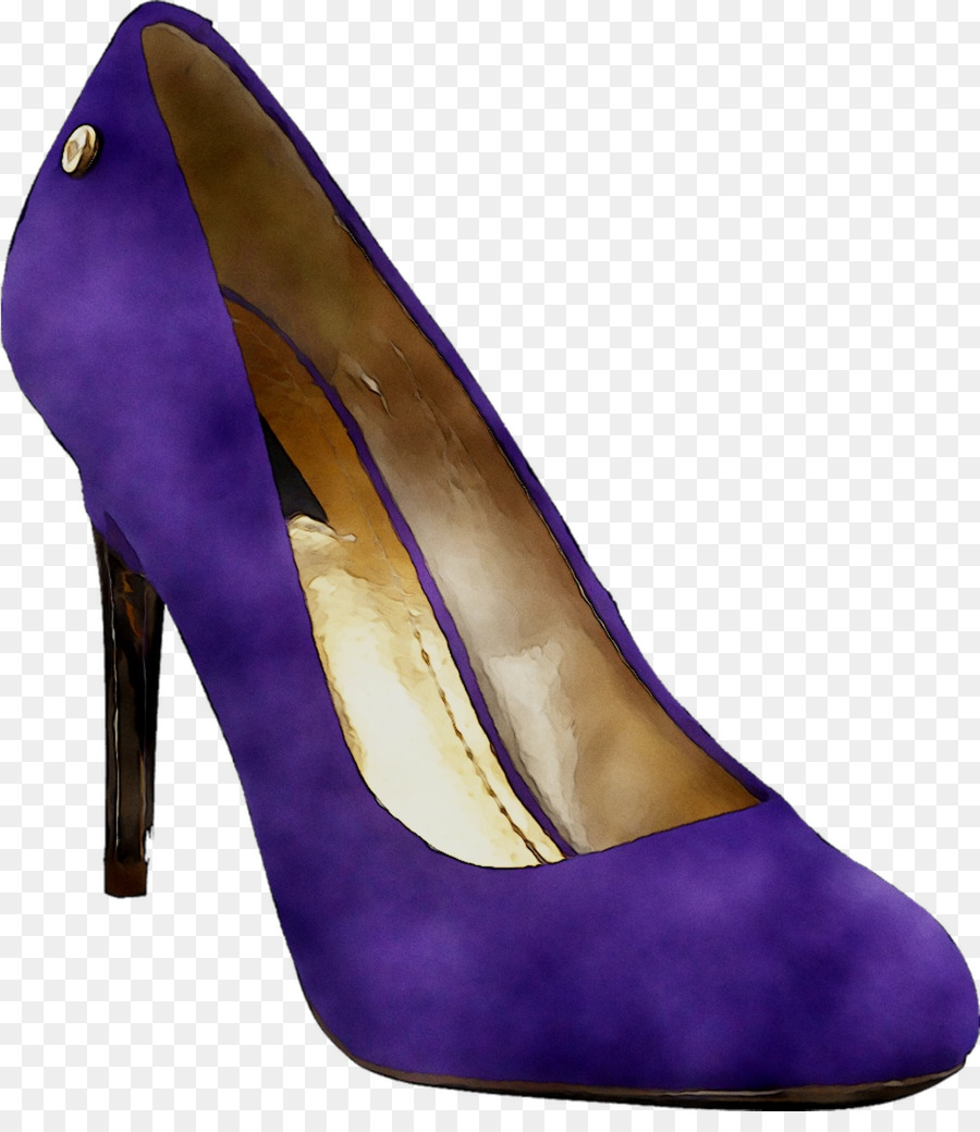 Talon Haut Violet，Chaussure PNG